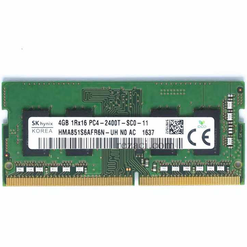 Barrette Mémoire RAM DDR4 4Gb - bureau / portable