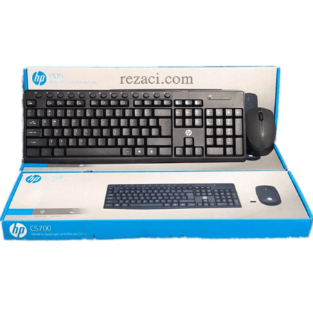 Clavier + Souris sans fil HP CS700 – Noir